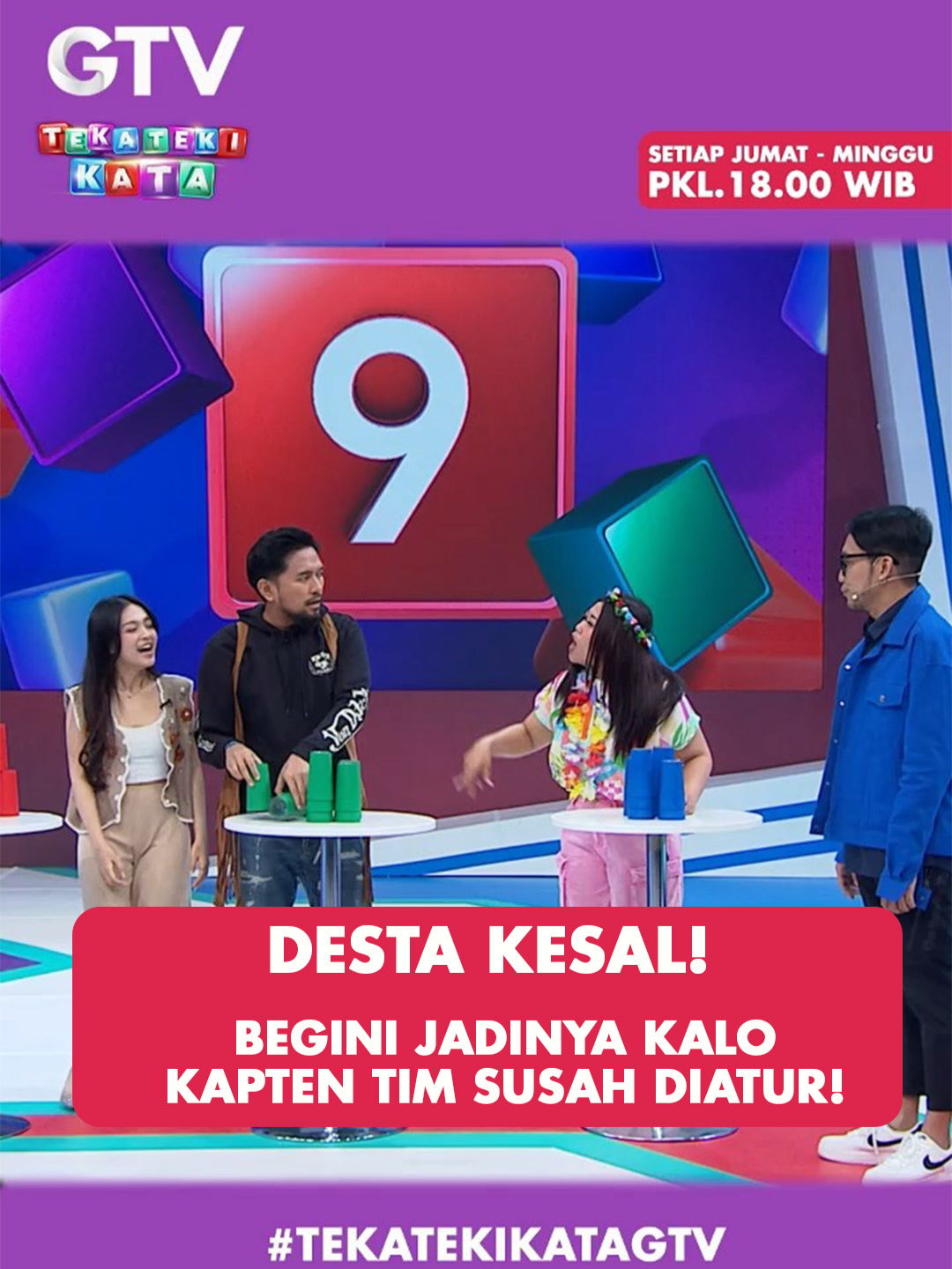 EMANG SEMUANYA SUKA BIKIN DESTA KESAL! #GTV #TEKATEKIKATAGTV