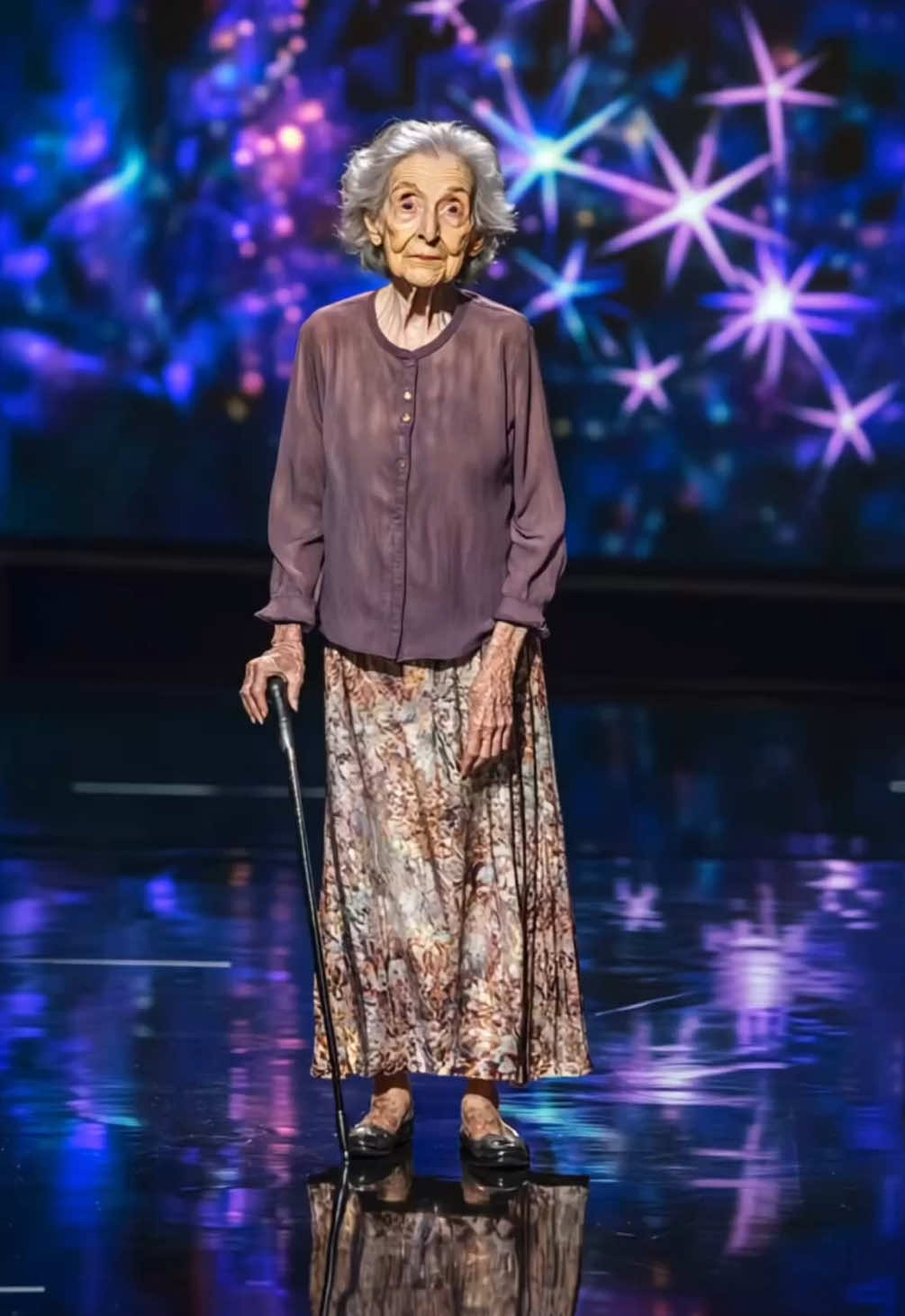 The elderly woman who shocked the AGT Audience!!!! #americasgottalent #agt #shorts