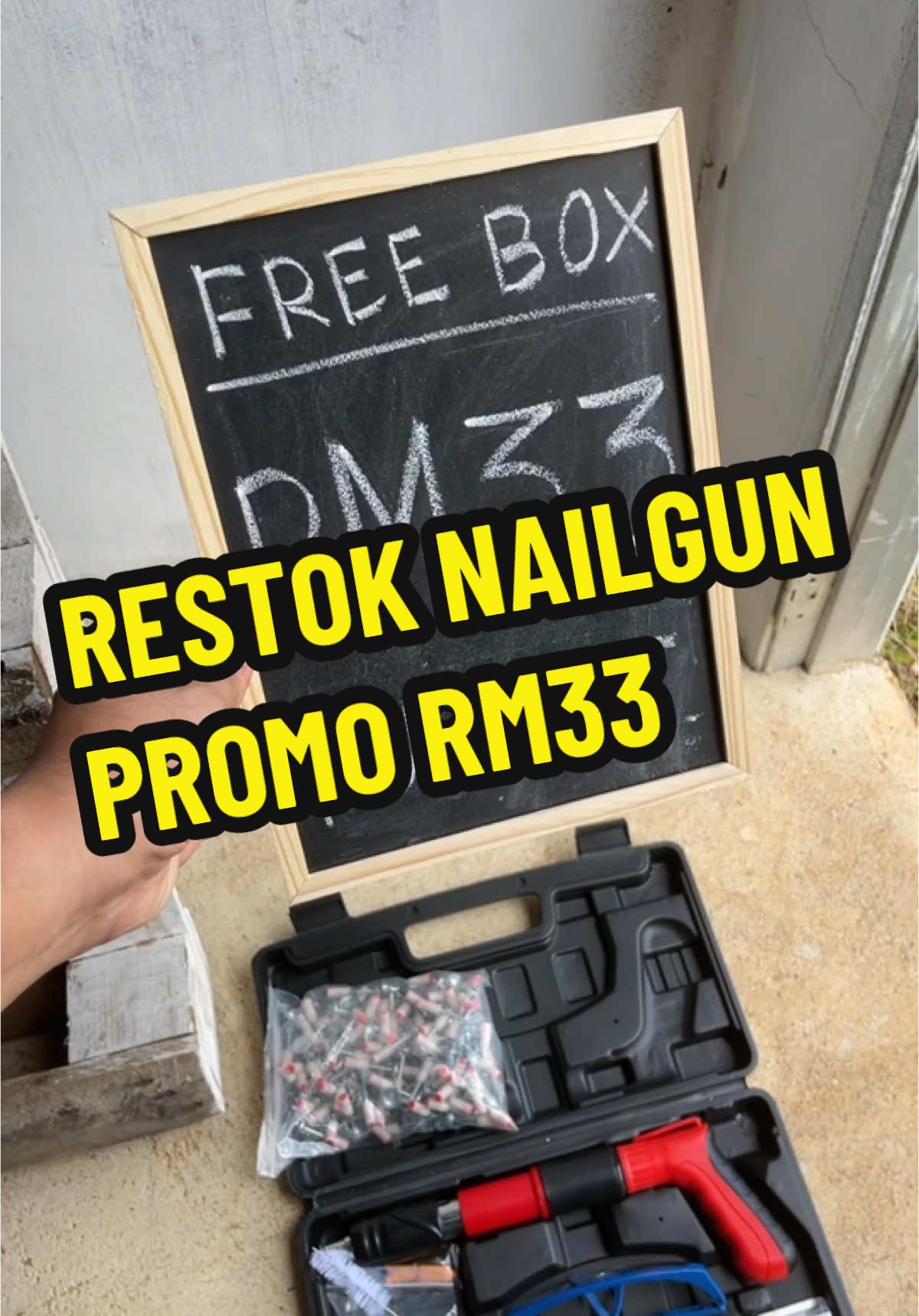 Korang, Nail Gun power Harga Promo dah restok!!!! Grab laju laju🤩🤩 #nailgun #nailgunner #nailgunviral #fypagage #fypシ゚viral #alatpakutembak #nailguns #nailsgun #nailgunviral #nailguntools 