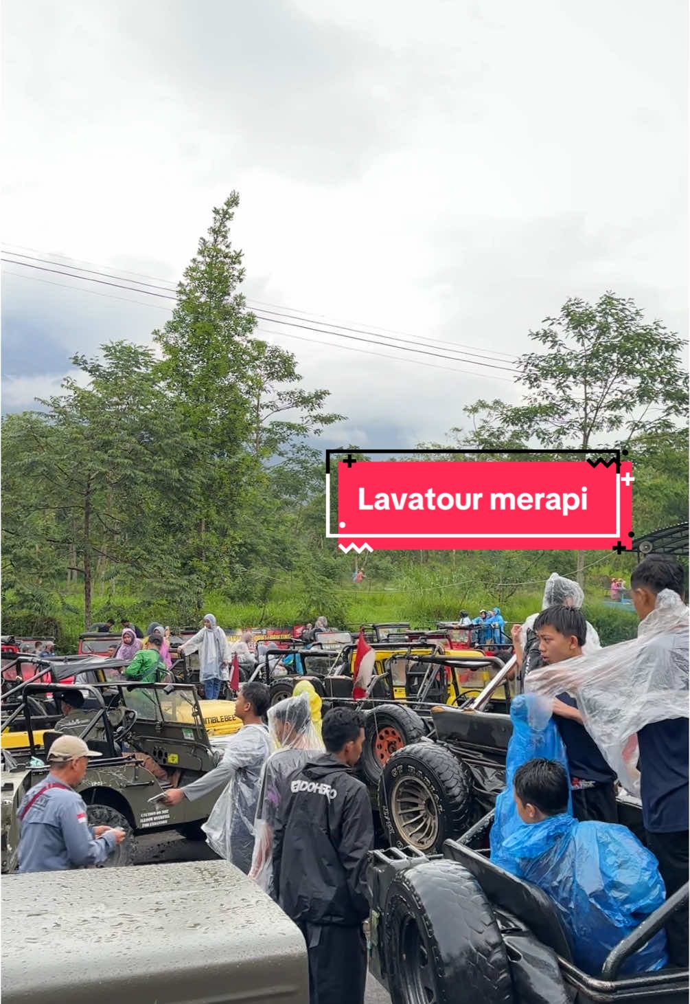 Vibes habis hujan dilavatour merapi  #lavatourmerapi #wisatajogja #jogja 