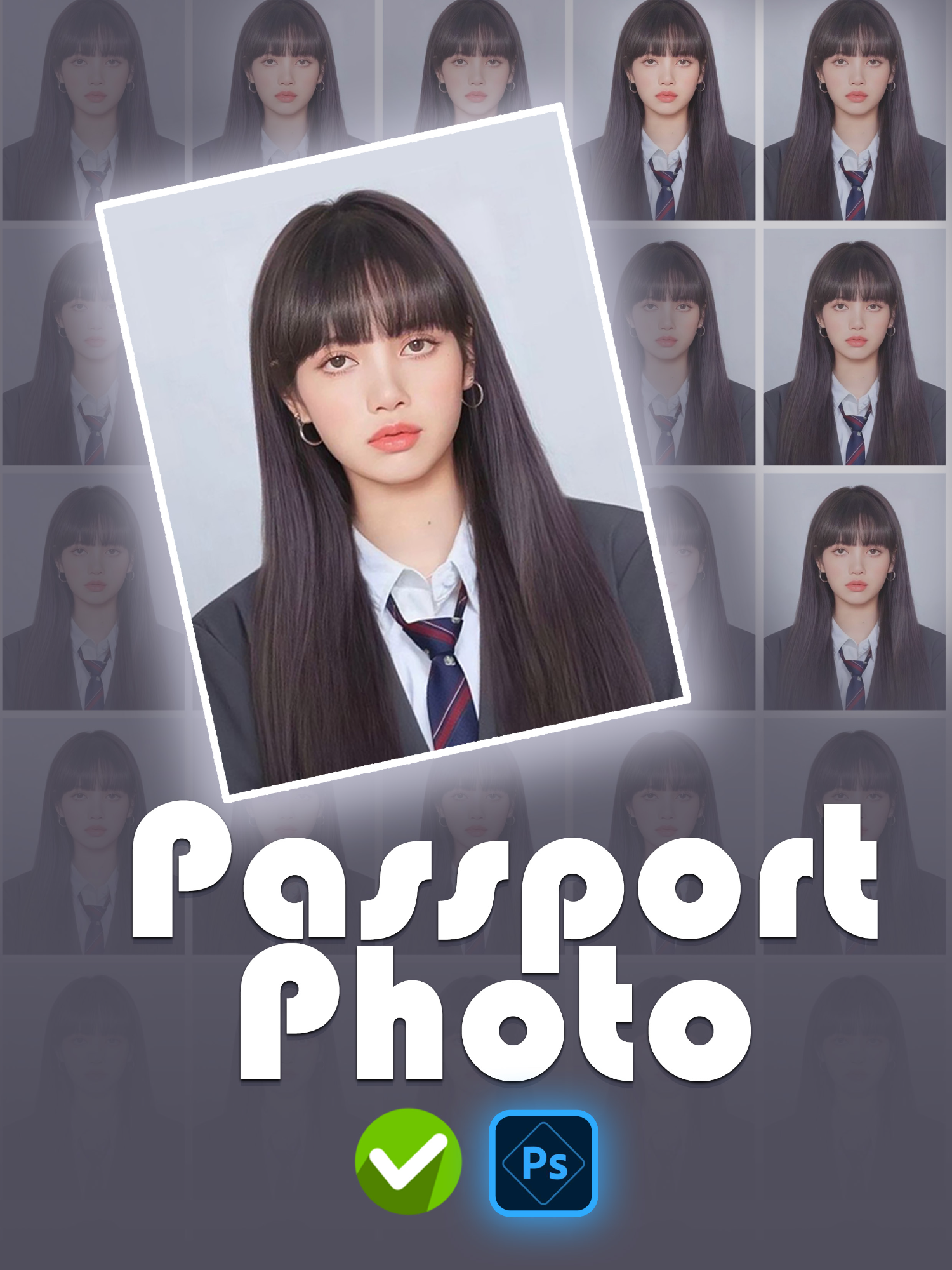 Photo Passport in Photoshop #shorts #tutorial #photoshoptutorial #photoshopskills #Photoshop