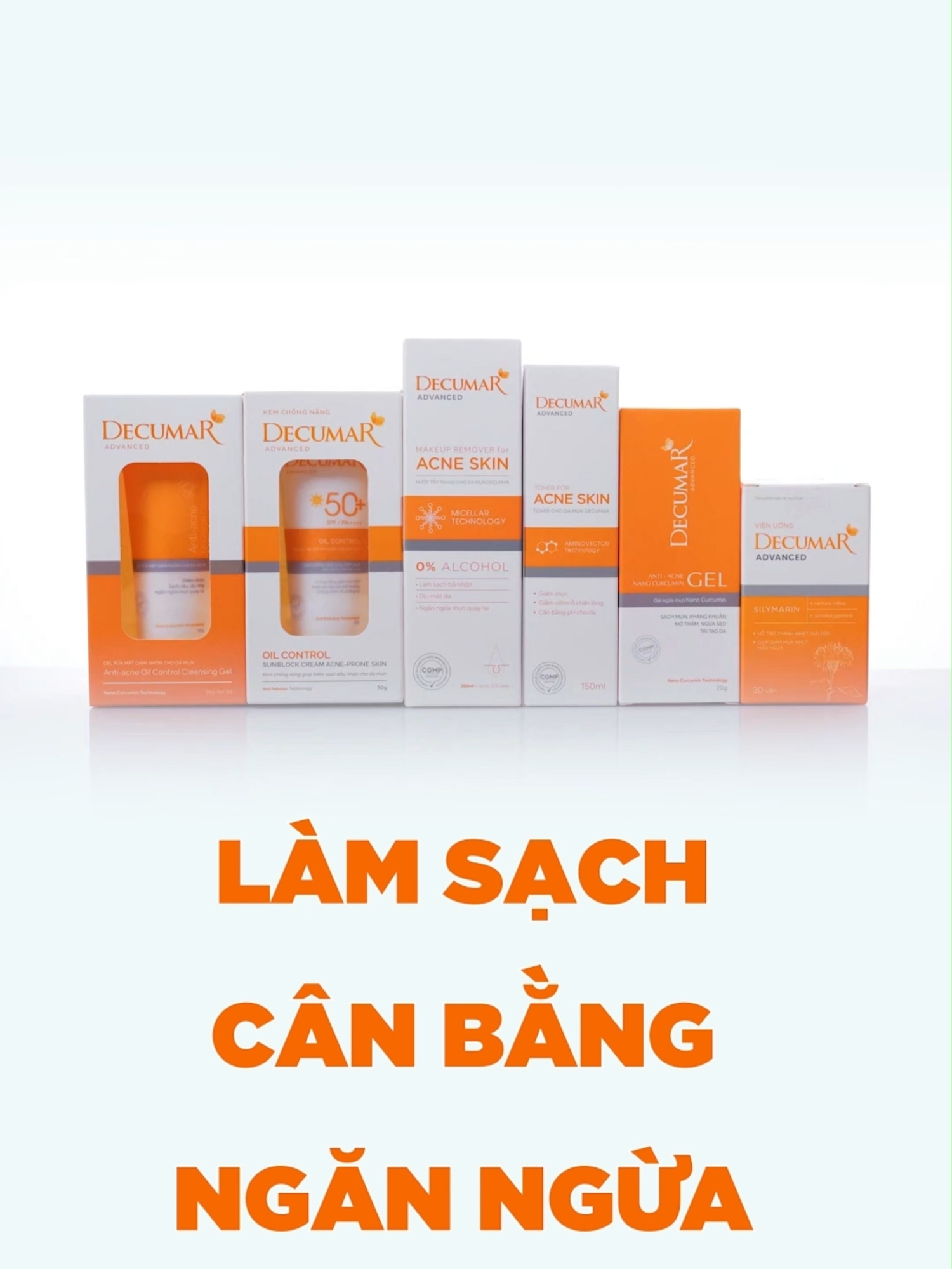 Dịu da, căng bóng và mềm ẩm, say bye mụn, thâm, sẹo, nhờn cùng trọn bộ Decumar #decumar #toner #gelmun #kemchongnang #gelruamat #nuoctaytrang #vienuong #skincare #beauty #xuhuong #tiktok #chamsocda #chamdamun #dadaumun #duongda #chamdadaumun #myphamthuanchay