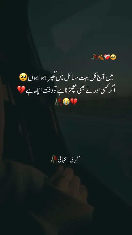 میں آج کل بہت مسائل میں گھیرا ہوا ہوں 🥹😢  *اگرکسی اور نے بھی بچھڑنا ہے تو وقت اچھا ہے💔😰  💟#brokenheart #pleasetiktokteamviralvideo💯 #foryoupagee #likesproblem @✨اُداس زِندگی 🥀 