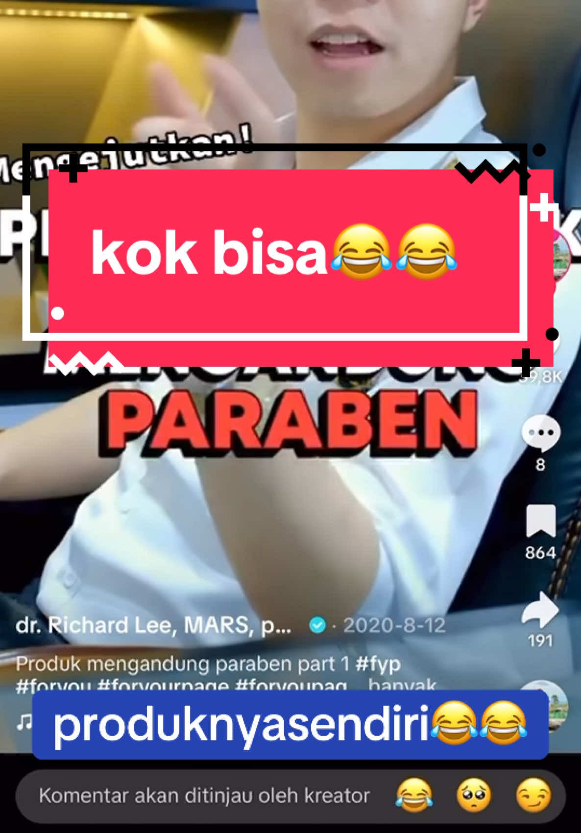 😂😂😂😂 sudah gk bisa berkata kata lagi #tuti #drl #pembohonganpublik #penipu #marketing #sales #f #fy #fypage #marketing #duniatiputipu? #doktif #dokterdetektif #paraben 