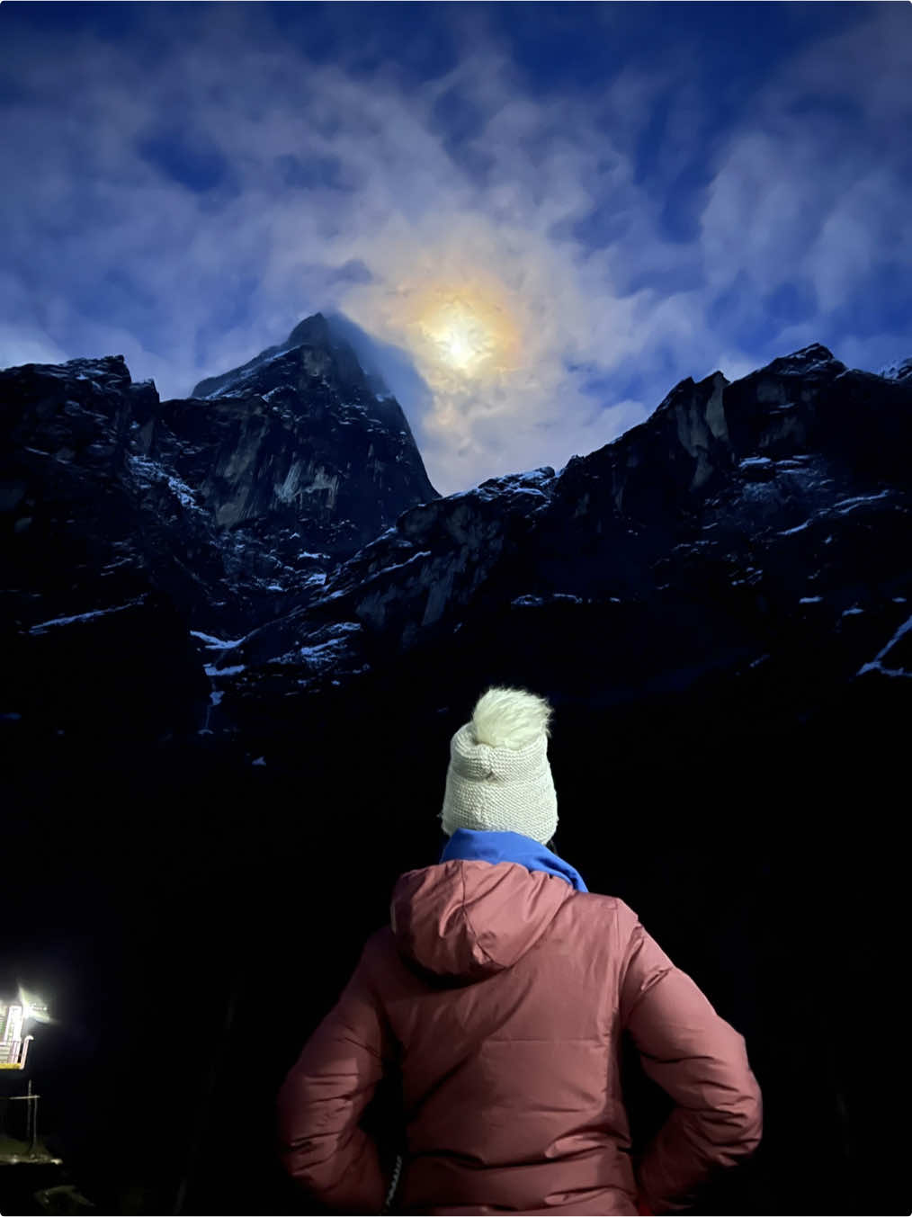 Night like this ….. 🌝✨🏔️ 📍Deurali, Nepal #nepal #travelnepal #hikenepal #fullmoon #night #himalay #adventure #tiktoknature #naturelover 