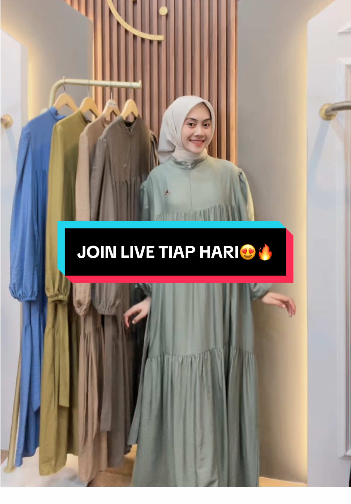 JOIN LIVE TIAP HARI DAPATKAN HARGA ANJLOK BUN 🔥🔥 #gamis #gamismurah #gamisadem #ootdhijab #ootdfashion #ootdhijabstyle #outfitlebaran #bajulebaran #dresskekinian #outfitkondangansimple #outfitpengajian #liburan #soundviral #lewatberanda #fypシ゚viral #fypage 