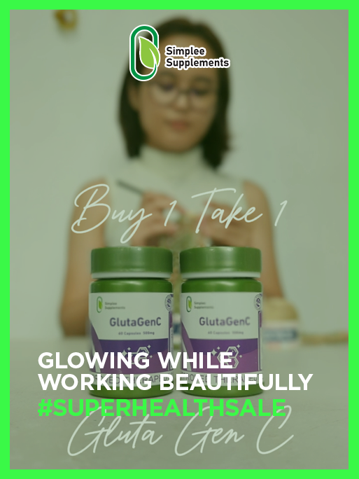 Very Demure, Very Mindful✨ Glowing while working.✨ Slaying and devouring. ✨ GlutaGenC is GlutaGenCing✨ Check out now for the young and beautiful you!✨ #SimpleeSupplements #GlutaGenC #superhealthsale