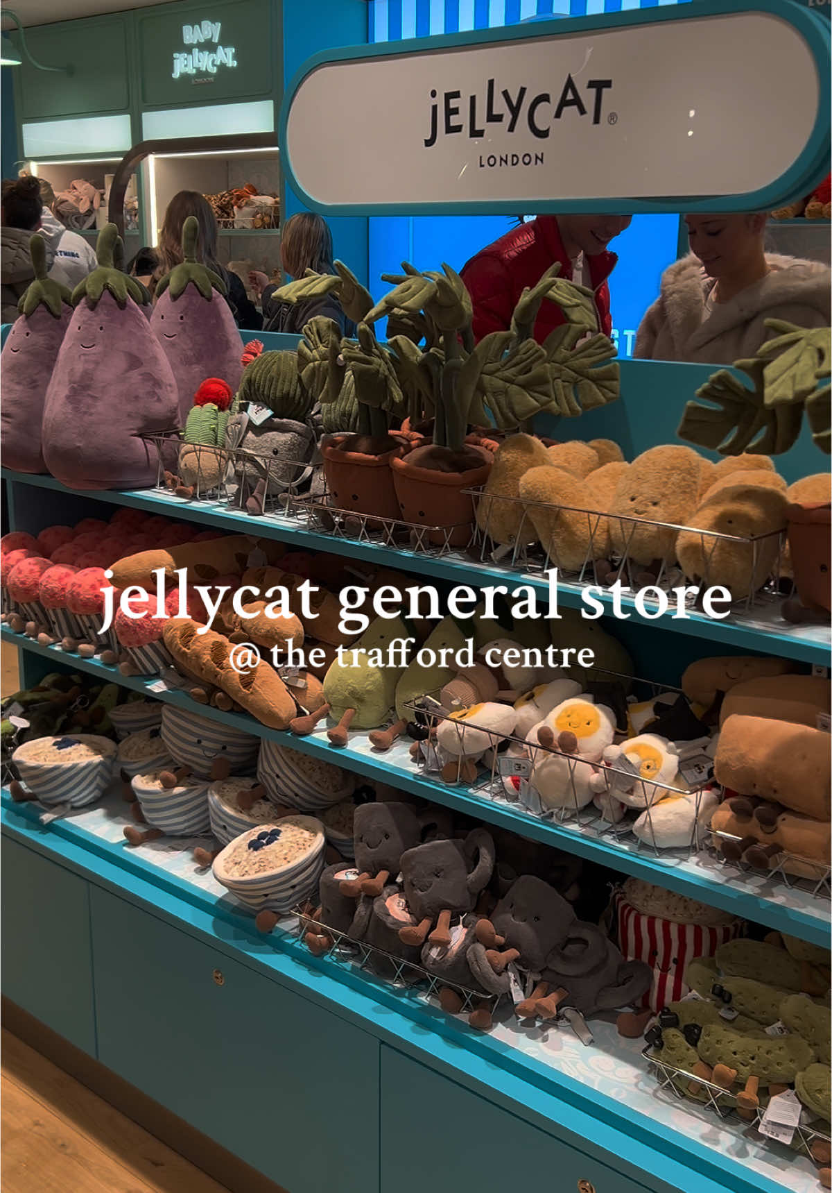 bought a new @Jellycat today at the general store in the @The Trafford Centre 🩷  loving this cute little section 🫶🏼 bought a lil coffee bag charm!  #jellycat #traffordcentre #trafford #selfridges #plushie #toy #teddybear #fyp #foryou #foryoupage #trending #Lifestyle #viral #bartholomewbear #christmas #manchester #christmastok #lifestyletok 