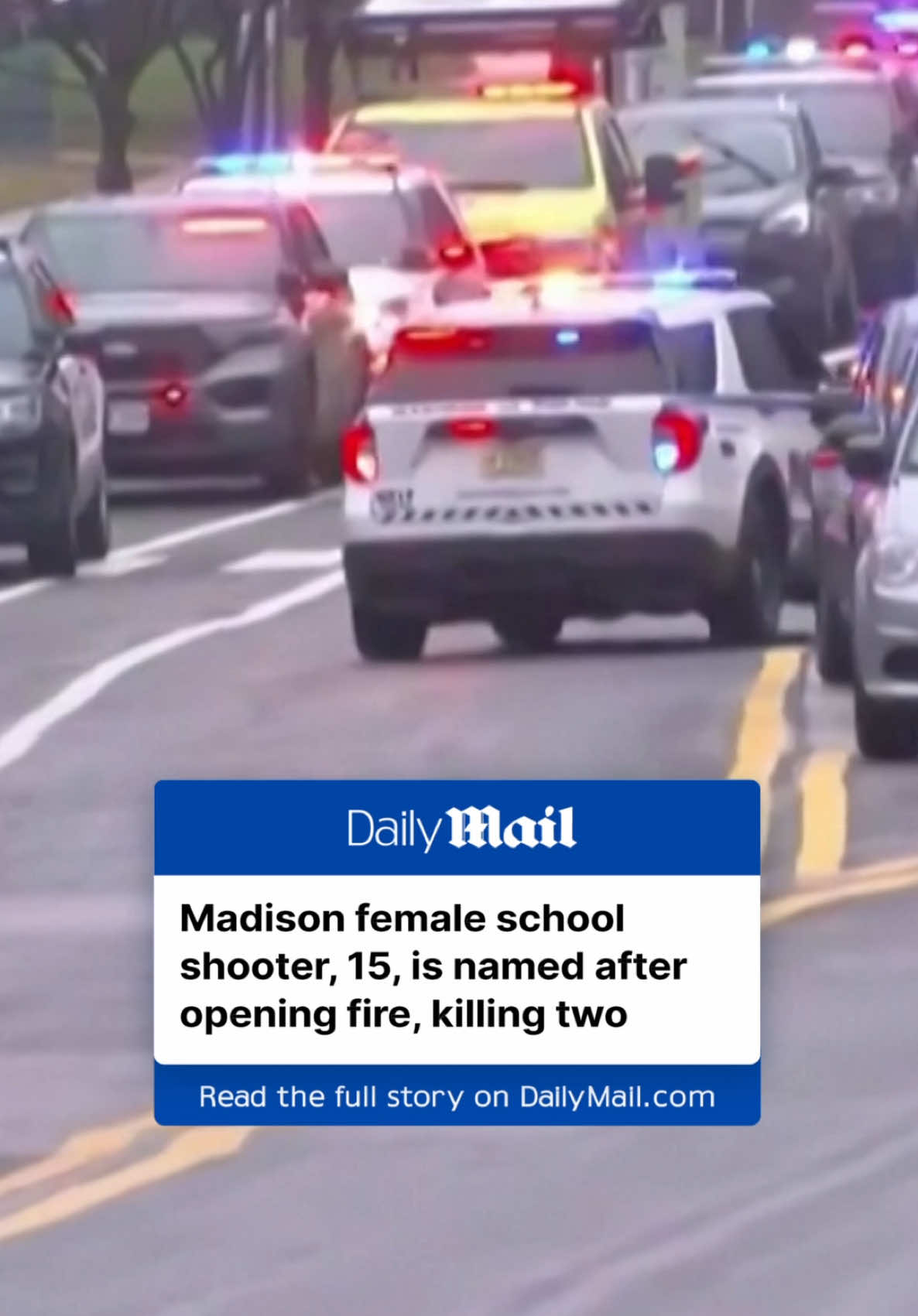 Police identified the Madison, Wisconsin school shooter, who killed a teacher and a student before turning the gun on herself, as 15-year-old Natalie 'Samantha' Rupnow. Rupnow, a student who attended Abundant Life Christian School, opened fire in a study hall on Monday killing two and injuring six others, Madison Police Chief Shon Barnes confirmed. The shooter, who went by the name Samantha, was present from the start of the school day. She was found wounded from a self-inflicted gunshot after the rampage, and was pronounced dead on her way to a local hospital. Barnes said that a second-grade student was the one who called 911 to the school. The study hall had members of multiple grades in it at the time. It is not yet confirmed if Rupnow's family - who are cooperating with the investigation - were gun owners. They are currently looking into anything she may have left behind. Read more at DailyMail.com  #madison #wisconsin #victim #suspect #teen #identity #breakingnews 