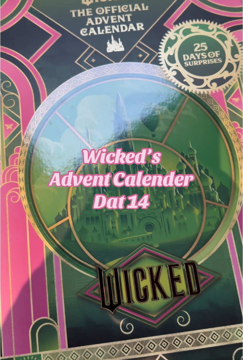 Day 14 🫧🧹 #wicked #wickedthemovie #adventcalendar 