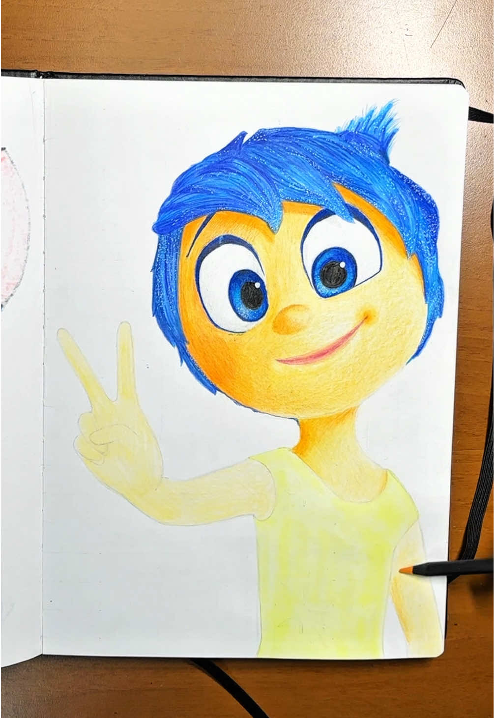 Replying to @Sainbayar Tojoo Joy from Inside Out 2 drawing ASMR #art #draw #drawing #joy #joyinsideout #insideout #insideout2 #asmr 