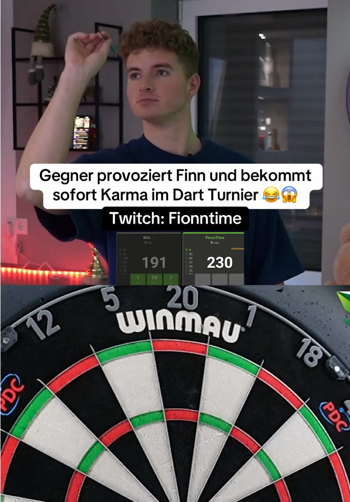 Was eine Antwort 😂 #dart #dartwm @FionnTime 