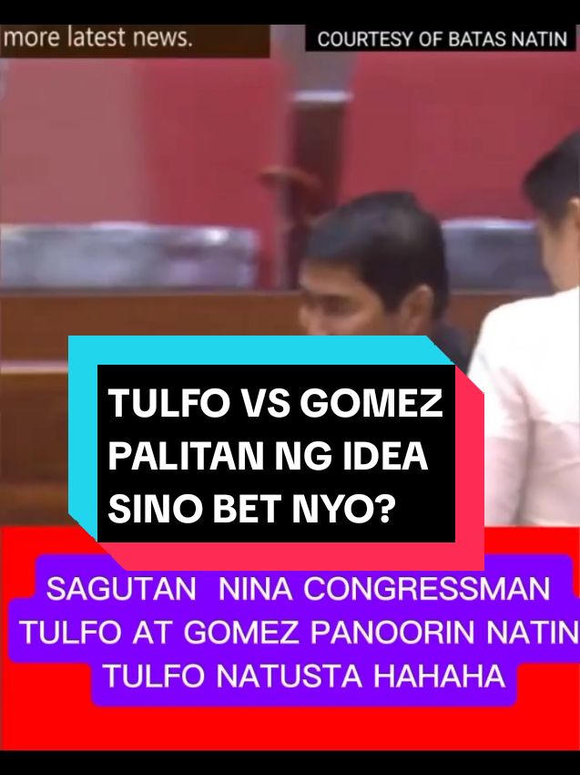 DI UMUBRA SI TULFO KAY GOMEZ #fyp  #fypage  #goma  #tulfo  #INTERPILLATION #news 