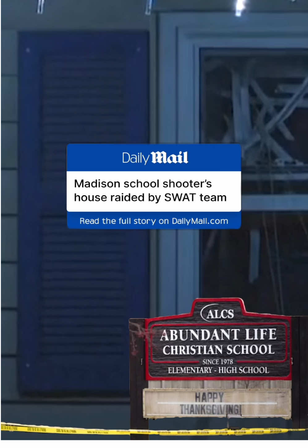 Natalie 'Samantha' Rupnow, killed a student, a teacher, and then herself at Abundant Life Christian School in Madison, Wisconsin Her family home was raided by SWAT teams following the shooting with investigators speaking to her father, who is said to be cooperating. Read the full story on DailyMail.com #Usa #wisconsin #school #crime #cops #news 