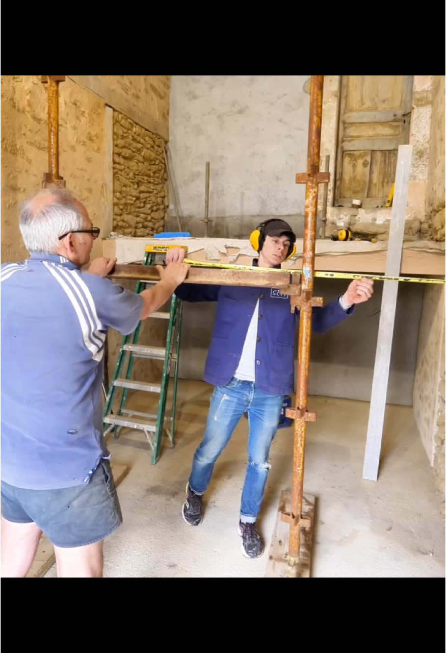 Part 4 - Building a Staircase 120 Years Old #construction #building #build #fixing #stonehouse #buildhouse #oldhouse 