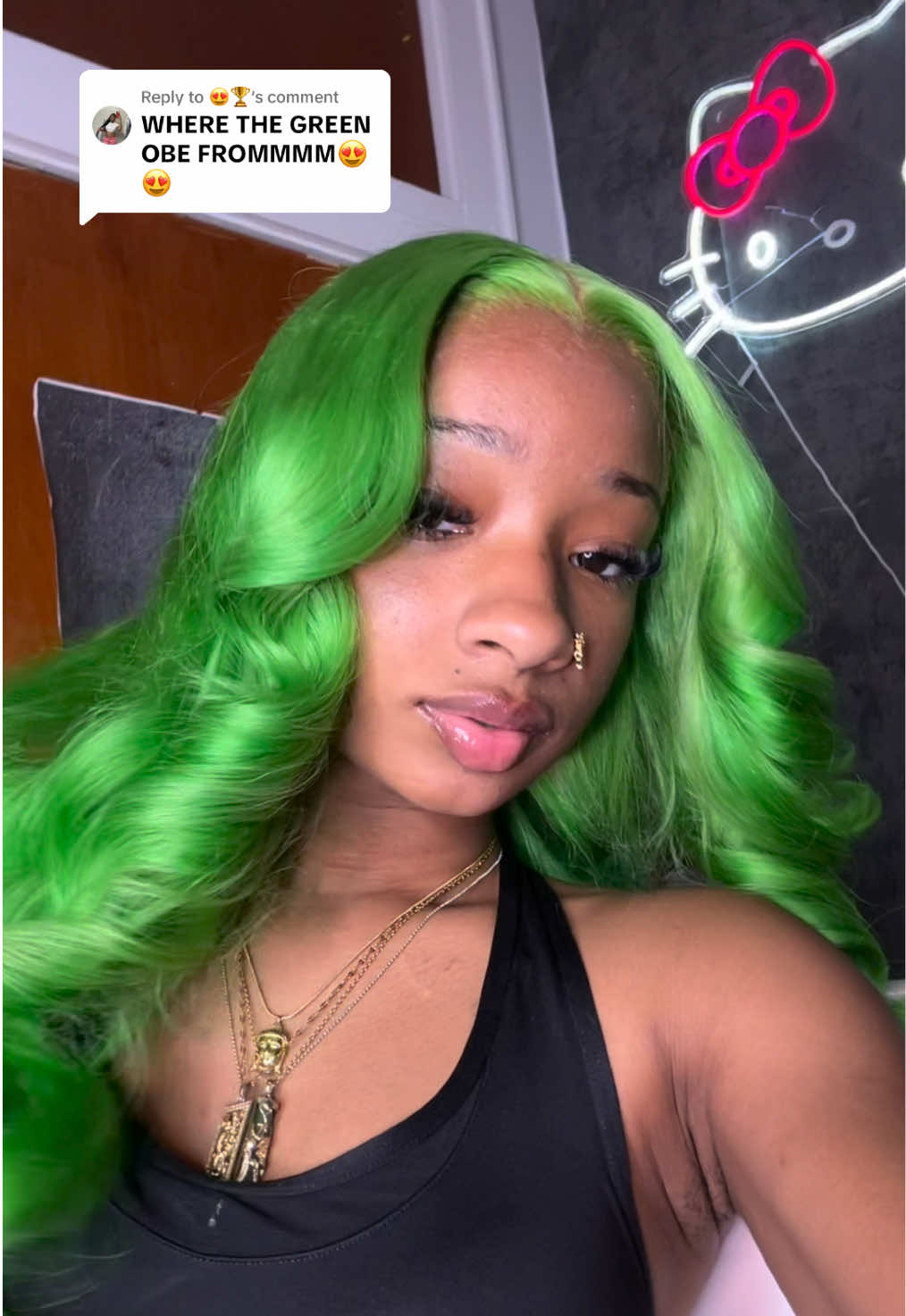 Replying to @😍🏆 I wont steer you no wrong 😩 i actually wanna re-dye it ans do another color! #fyp #fypシ #fypシ゚viral #viralvideo #pretty #jersey #wiginstall #wig #wiginfluencer #wigcoloring #inspo #wiginspo #trending #trendingvideo #greenhair #greenwing #joker #tiktokshop #tiktokshopwigs #wigreview 