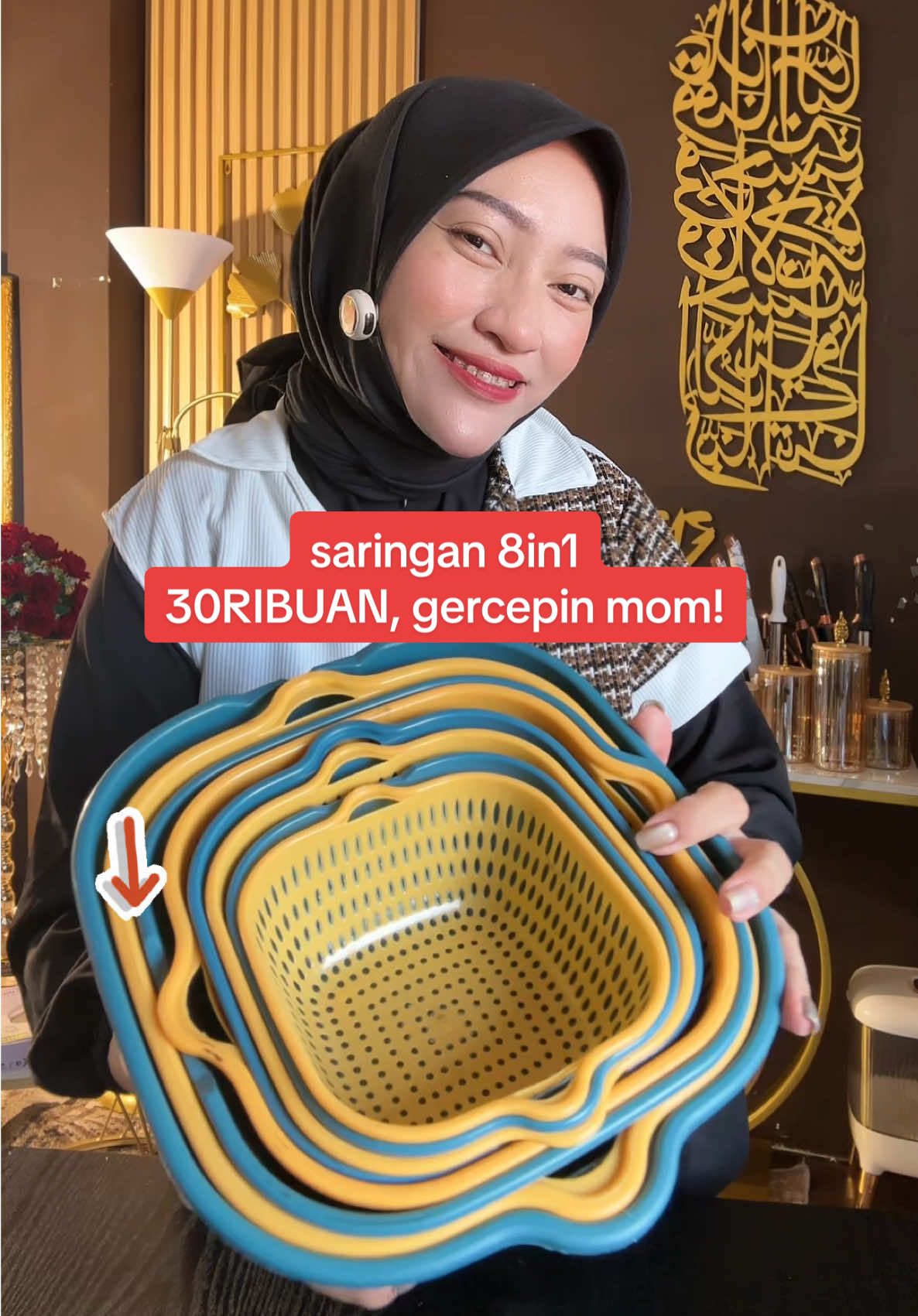 Set saringan 8in1 serba bisa! Buat sayur, buah, plastik, stainless, sampai yang aesthetic, cuma 30 ribuan aja. Dapur kece, harga irit! Udah punya belum? Buruan beli mom!” . #saringansayur #saringansayurdanbuah #saringansayurputar #saringansayuraesthetic #saringansayurstainless #saringansayurplastik #saringansayuran #saringansayurwastafel #saringansayurmini #saringansayuranplastik #cuantanpabatas #MegaGuncang1212 #GebyarbelanjaDesember 