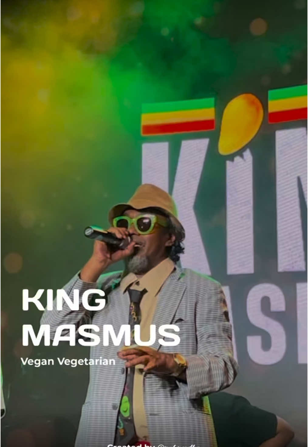 Cinematic di acara King Masmus - vegan vegetarian #cinematics #fyp #reggae 