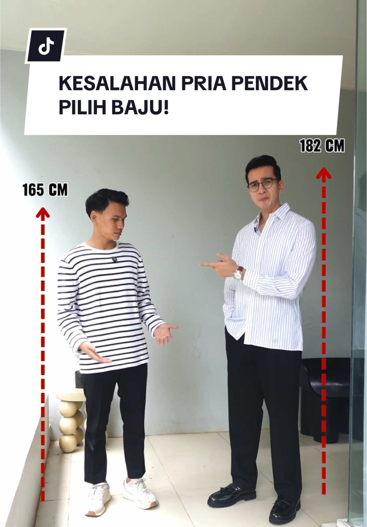 Tips outfit buat cowo pendek biar makin keliatan tinggi! @otskystore #serunyaditiktok  #outfit #OOTD #tips 