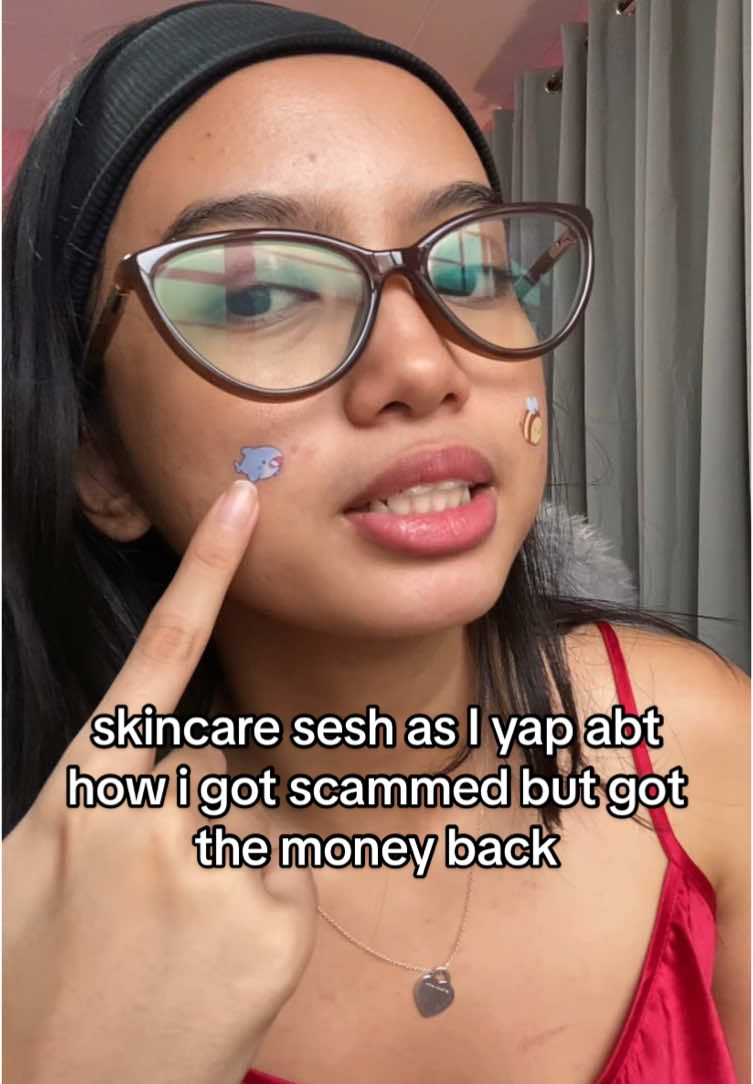 plot twist on who the scammer was :”””) (pimple patches from @Posh Skincare Patches 🫶)