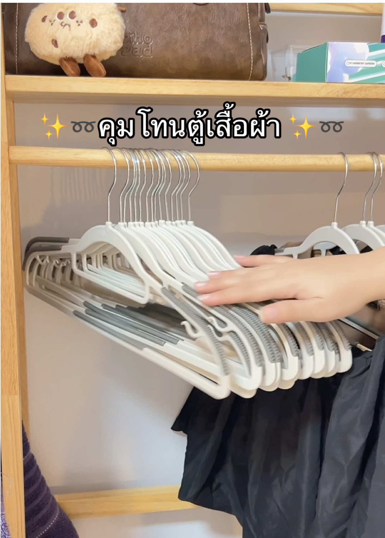 คุมโทนตู้เสื้อผ้าด้วยไม้แขวนมินิมอลกัน แข็งแรงแวนได้ทุกอย่าง ใช้นานไม่สนิมด้วย ✨➿ #ไม้แขวนเสื้อ #ไม้แขวนเสื้อสแตนเลส #รีวิวไม้แขวน #จัดระเบียบตู้เสื้อผ้า #ไม้แขวนผ้า #ไม้แขวนคุมโทน 