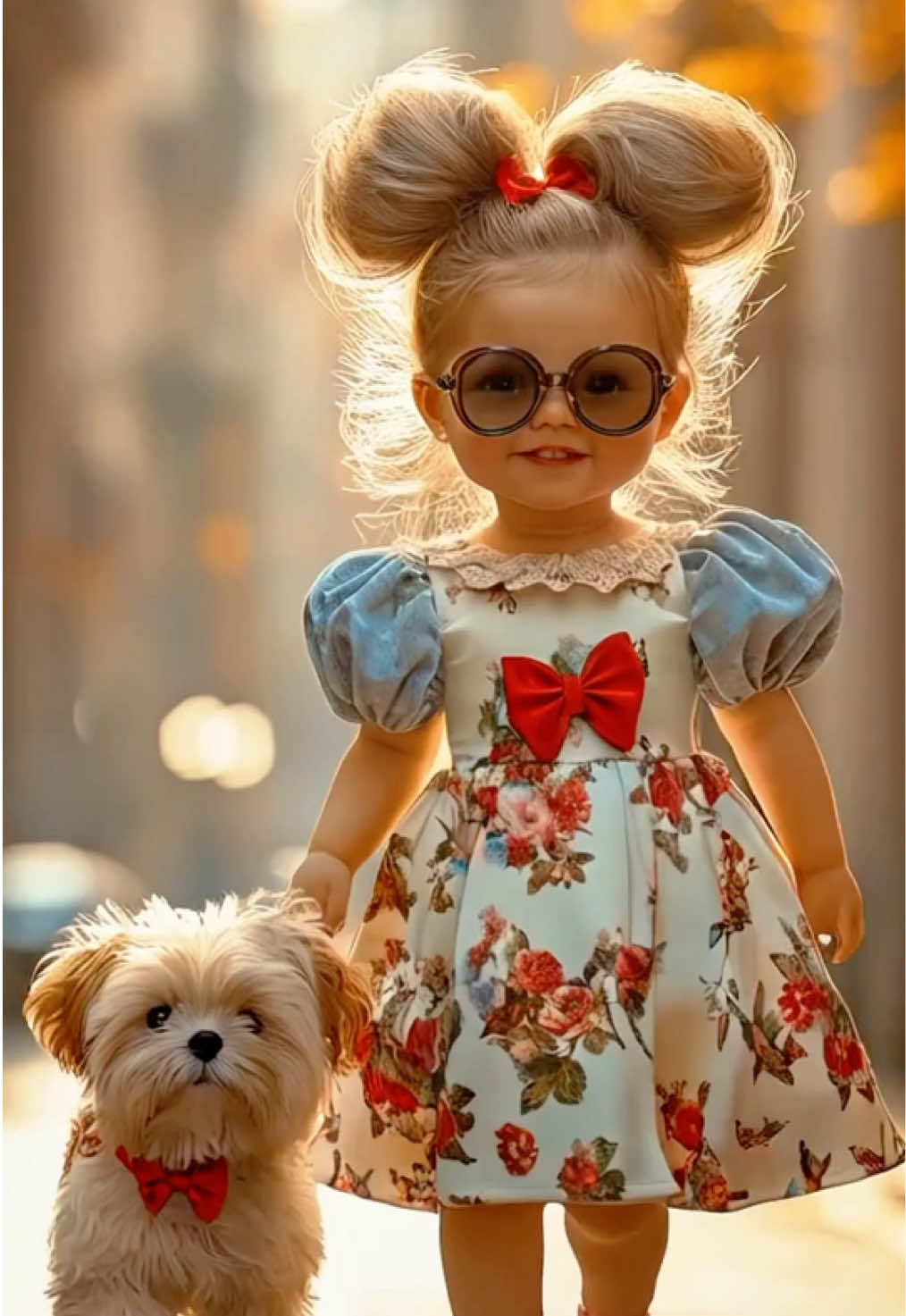 Adorable Baby and Animal Fashion Show🦮🐶 #baby #cutebaby #babyvideos #babydance #babyshorts #AI #Runway #fyp #viral #kawaii #BabyFashionShow #ForYou #bebe 