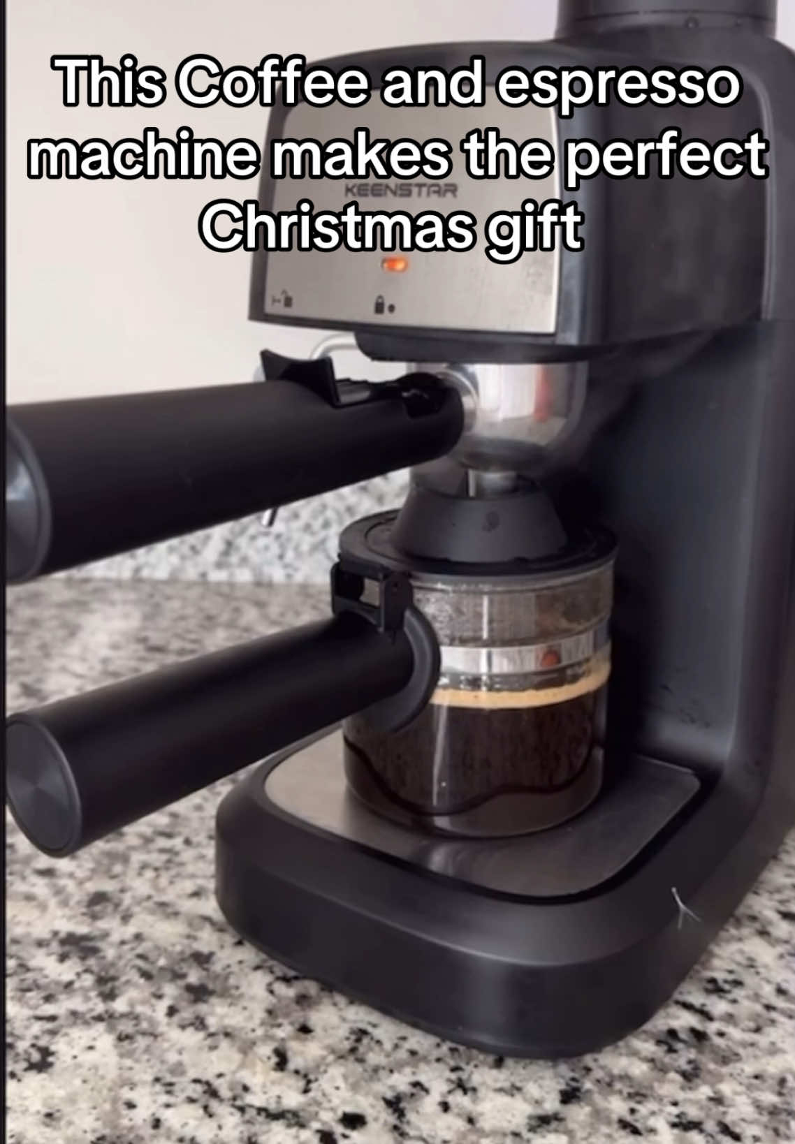 For less than $50!🤯 free shipping!🤯 and it arrives before Christmas too!🤯🥰 #coffeemachine #fyp #espressomachine #fypシ゚viral #tiktokshopfinds #christmashaul #chritmasgiftideas 