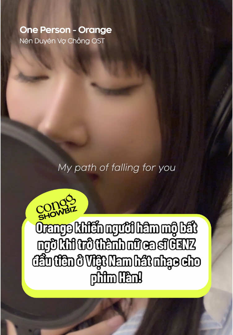 Đỉnh thực sự cô Cam ơiiii #conggshowbiz #tiktokgiaitri #orangesinger #nenduyenvochongost #nenduyenvochong 