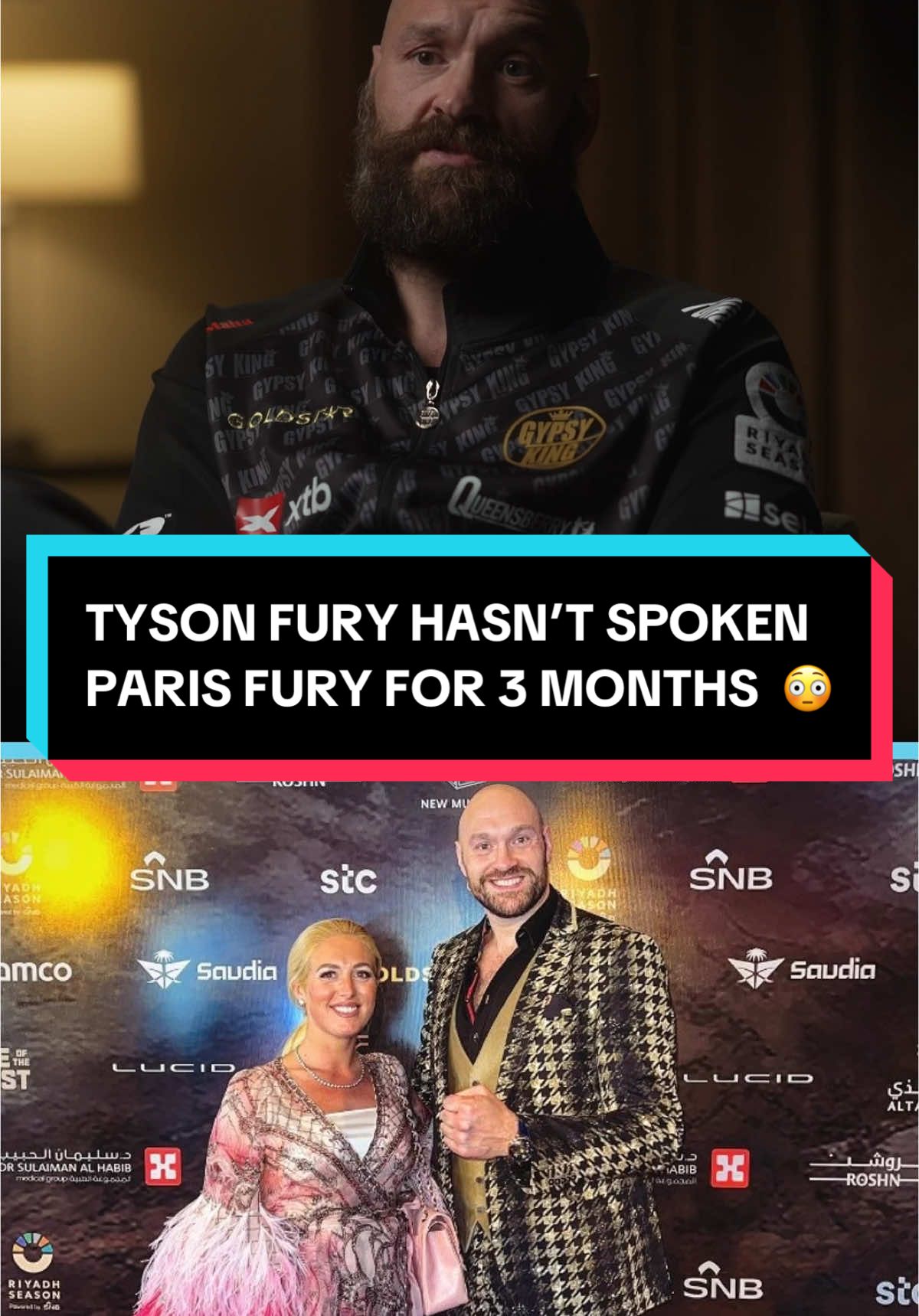 “I’ve not spoken to Paris for three months…” 😮 Tyson Fury reveals the sacrifices he’s made ahead of Oleksandr Usyk rematch… #usy#usykfury2r#furyusyke#breakdowns#tysonfuryr#furye#thegypsykinge#oleksandrusyky#usyky#usykaay#riyadhseasonx#boxingx#boxing🥊xingtok #parisfury 
