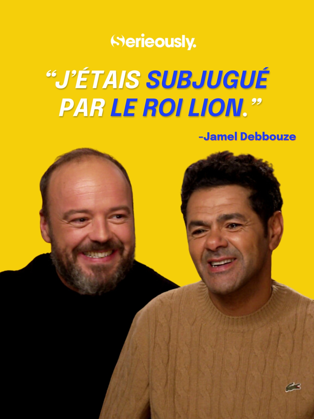 On a rencontré Alban Ivanov et Jamel Debbouze, alias Timon et Pumba, les voix mythiques de Mufasa : Le Roi Lion !  Le film sort aujourd'hui au cinéma 🦁 @disney.france.studio  #albanivanov #jameldebouzze #mufasa #timon #pumba #timonypumba #scar #interview #onregardequoi #apprendresurtiktok