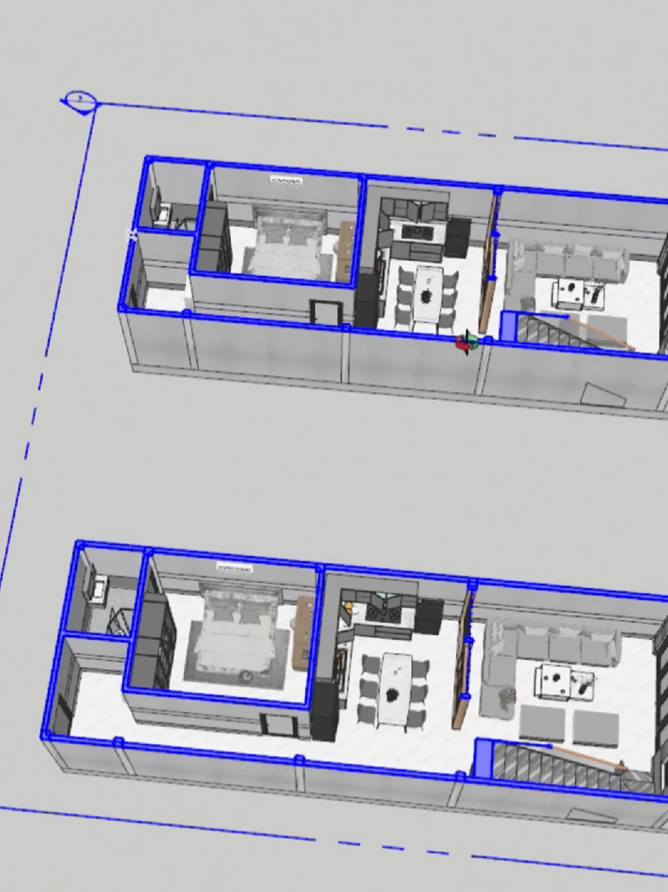 Nhà Gác Lửng _Khách đặt 1 bản, mà demo 2 bản full như này vẫn chưa chốt được với khách _Ai cần ib em gửi nha🏘 #vuk7bienlan #design #xuhuongtiktok #banvenha #thietkenhadep #banvenha #thietkenhadep #kiengiang #xuhướng #noithat #3d