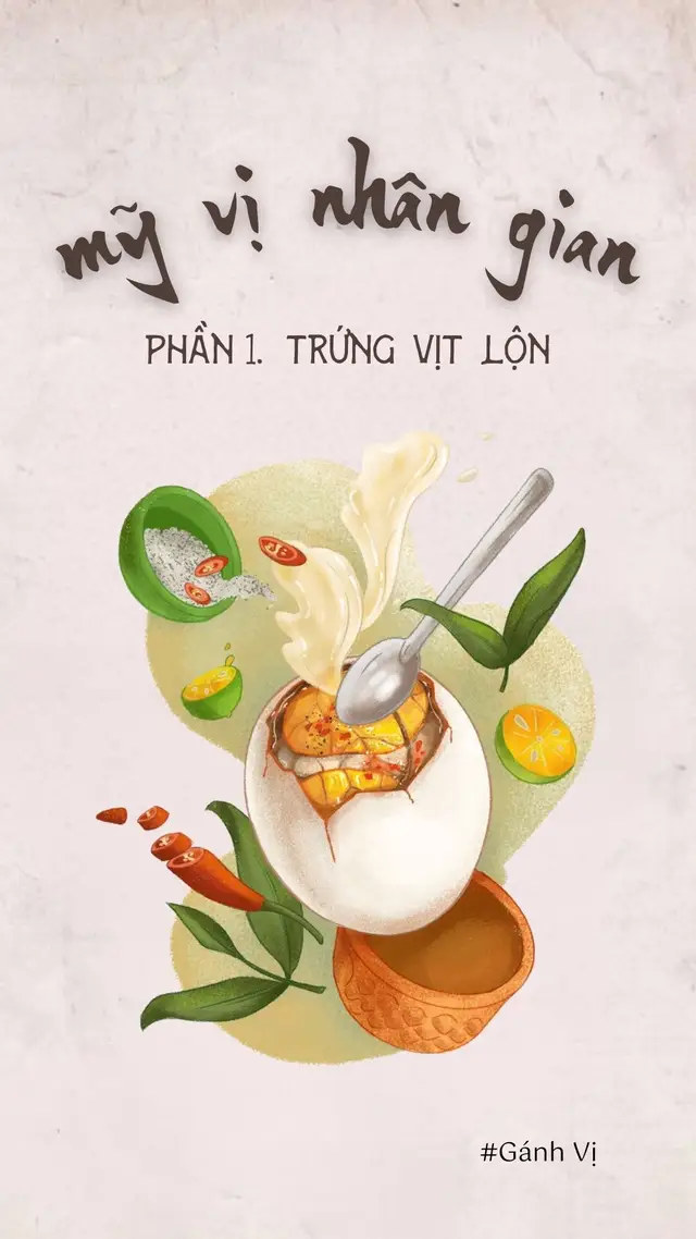 Trứng vịt lộn - Bữa sáng quen thuộc của nhiều người  #giavi #ganhvi #vietnam #foodreview #disan #vanhoa #xuhuong #LearnOnTikTok #fyp