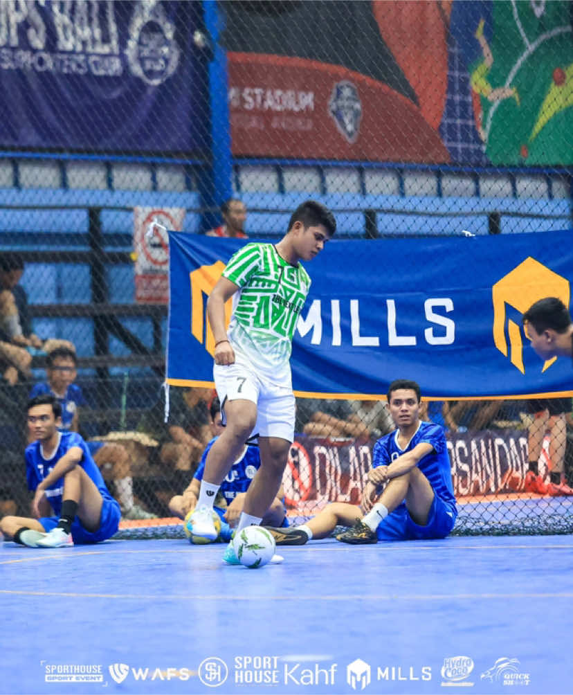 Terpesona dengan MILLS💚🤍😍 #mills #futsal #wafs #bali #nttpride🏝🔥 