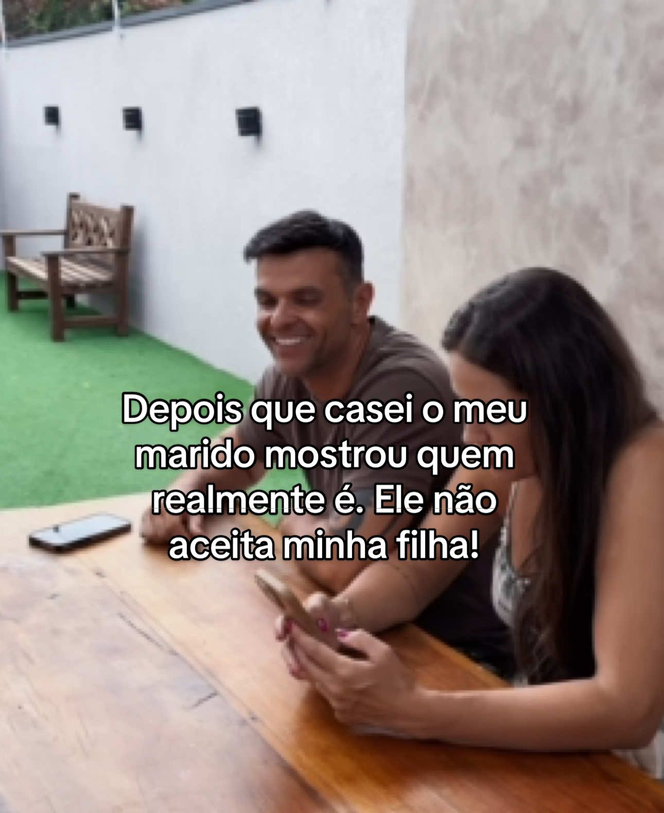 Depois que casei o meu marido mostrou quem realmente é. Ele não aceita minha filha a trata de qualquer maneira! #tamara #tamarakastro #novelas #tik_tok 