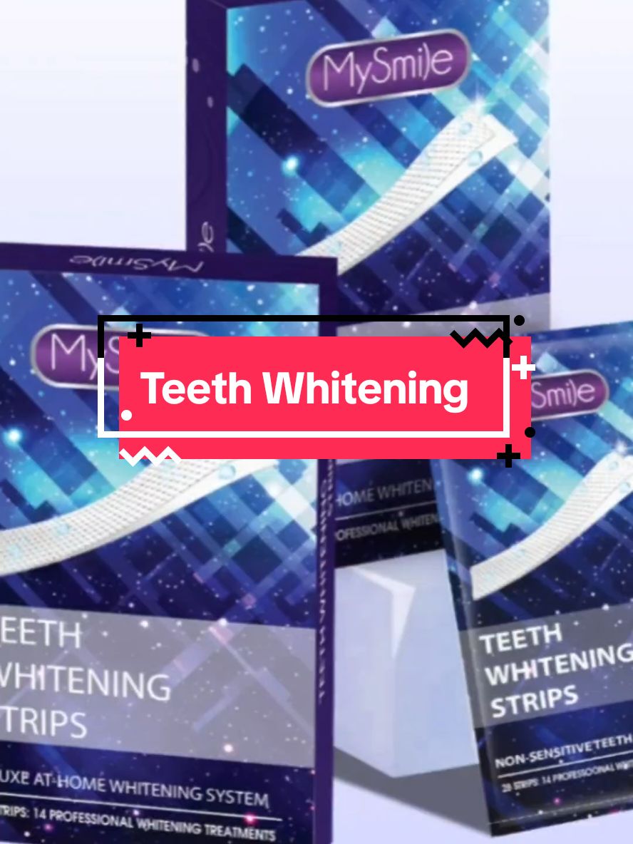 MySmile Teeth Whitening Strips #mysmile #teethwhitening #dentalcare #dentalhygienist 