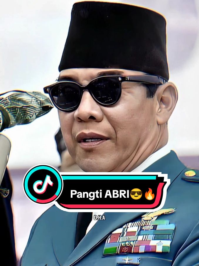 Panglima tertinggi Angkatan Bersenjata Republik Indonesia. Auranya Badas banget😎🔥 #presidensoekarno #bungkarno #panglima #abri #sejarahindonesia #fypシ゚ #fyp 