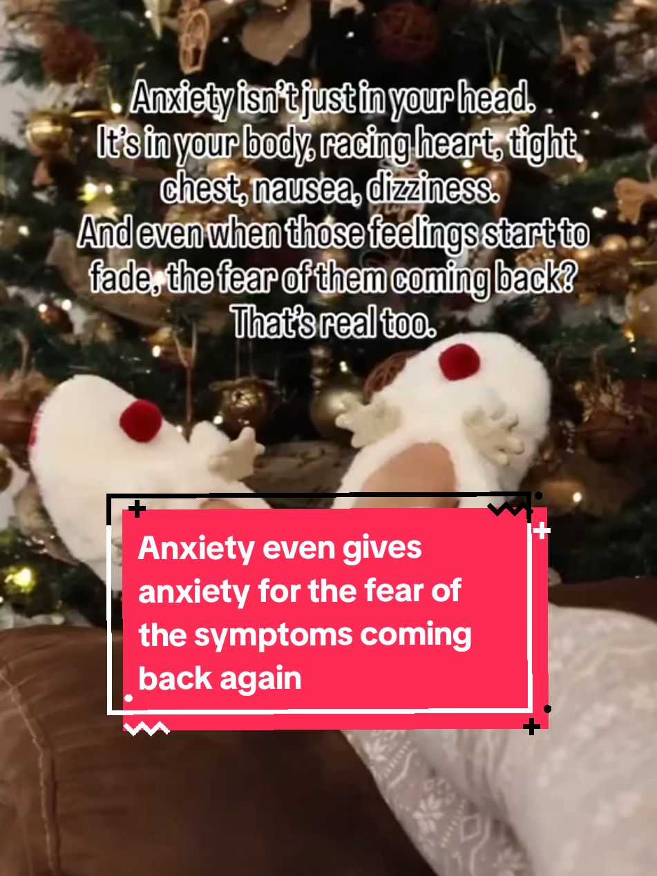 Anxiety isn’t just anxiety. It’s frigging scary. It’s controlling. It’s a full-body experience—the racing heart, the tight chest, the dizziness, the nausea. And even when those sensations start to fade, the fear of them coming back? That fear is real too. Your body remembers, even when the physical symptoms aren’t as strong. The fear lingers, the what-if’s, the worry that it might happen again. The sense that you’re not fully safe yet. This is the part that’s hard to explain to anyone who hasn’t felt it, It’s not just in your head. It’s your nervous system reacting in ways you can’t control. It’s your body holding onto the fight-or-flight, even after the danger has passed.  Just because you’re still afraid doesn’t mean you’re not healing. You may not feel those sensations as strongly anymore, but the fear of them can still linger, and that’s okay. It’s part of the process. You’re not weak for feeling that fear. You’re just human, doing your best to navigate a body and mind that have been through a lot. You are strong. Even when it doesn’t feel like it. Every moment you keep going, every time you face that fear and still move forward, you’re showing incredible resilience. You’ve made it through so much already. And even if you’re not free from the fear yet, you’re still healing, still moving through it. It’s okay to feel afraid. It doesn’t mean you’re not strong. It means you’re doing something many others never have to face, and you’re doing it every single day. #anxiety 