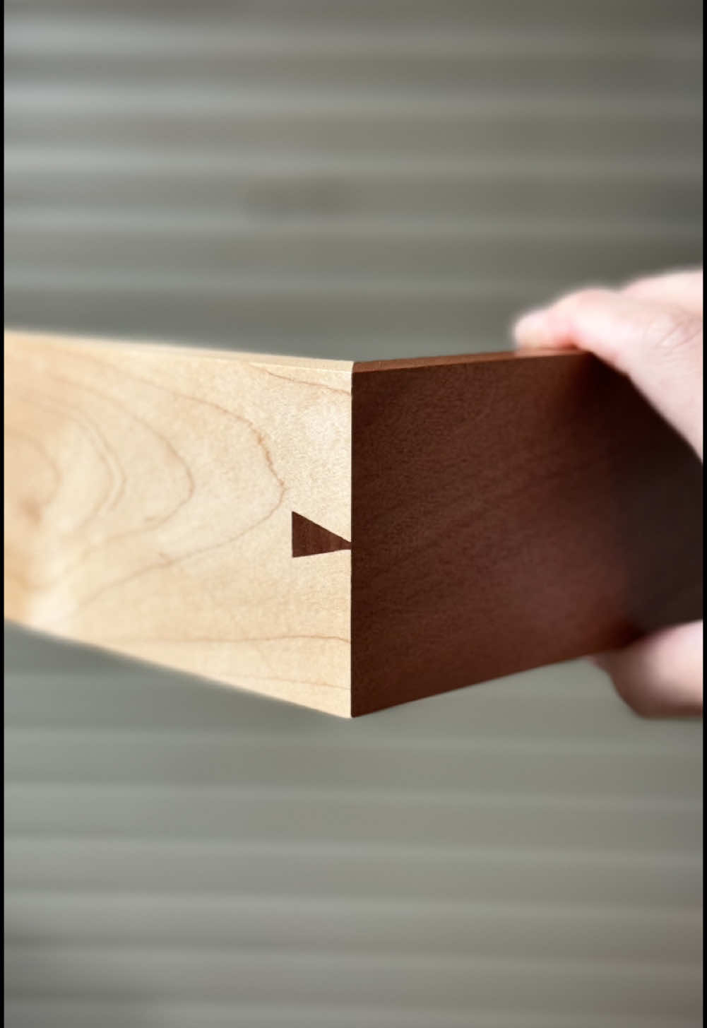 My favorite dovetail miter joint. #woodworking #joint #DIY #woodworkingtips #jig 