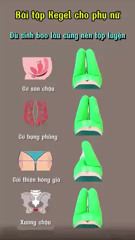 Bài tập Kegel cho phụ nữ #yoga #gym #phunu #kegel 