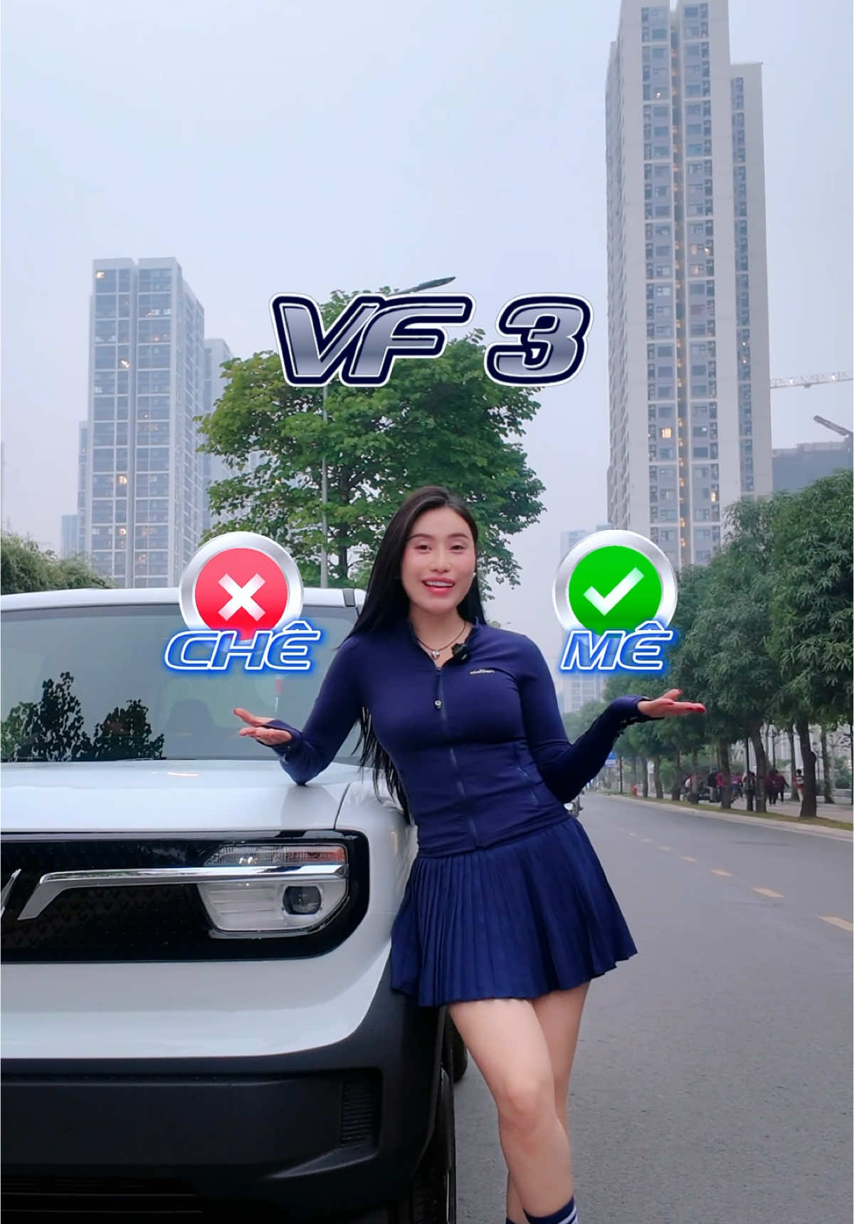 Với chị em phụ nữ Vinfast VF 3 CHÊ hay MÊ? #VinFast #VinFastVN #VF3 #SangTaoChatRieng 