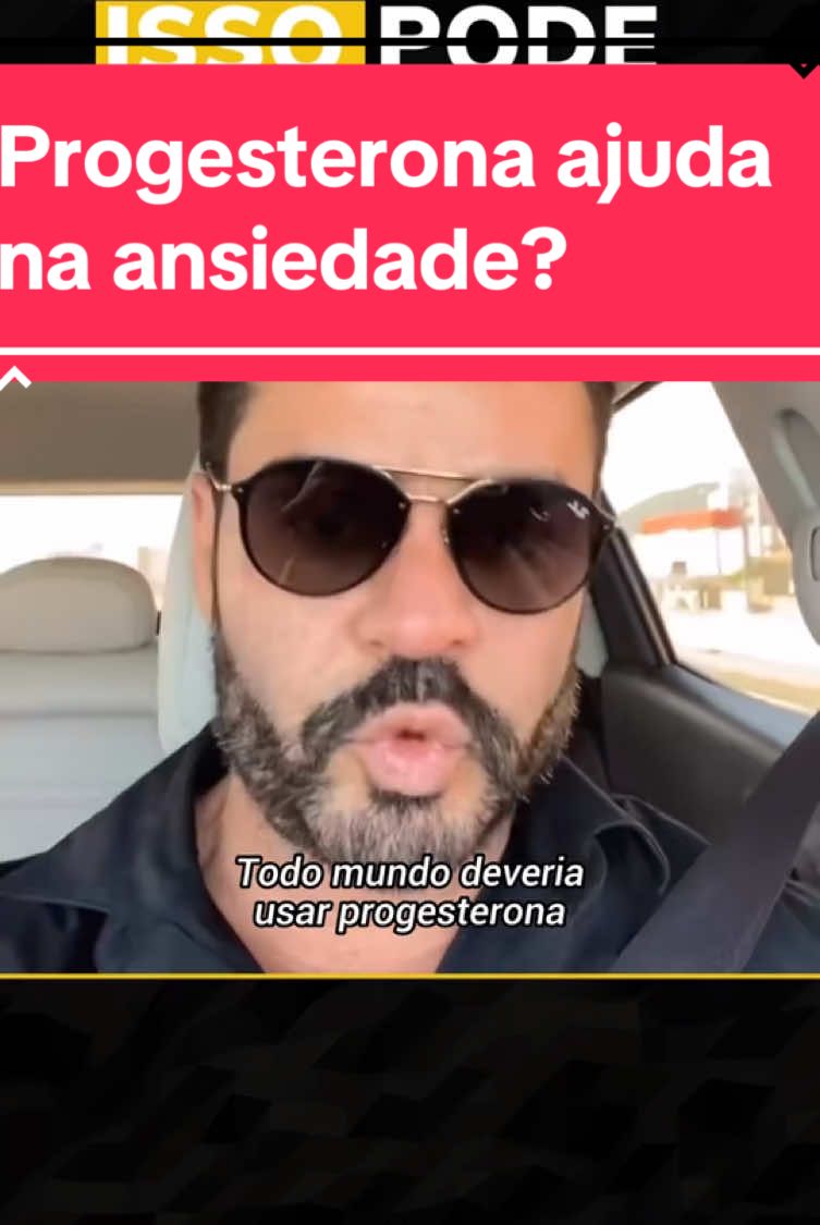 Você sabia que a progesterona pode ajudar na ansiedade? #ansiedade #progesterona #drpablomelo #saudedamulher 