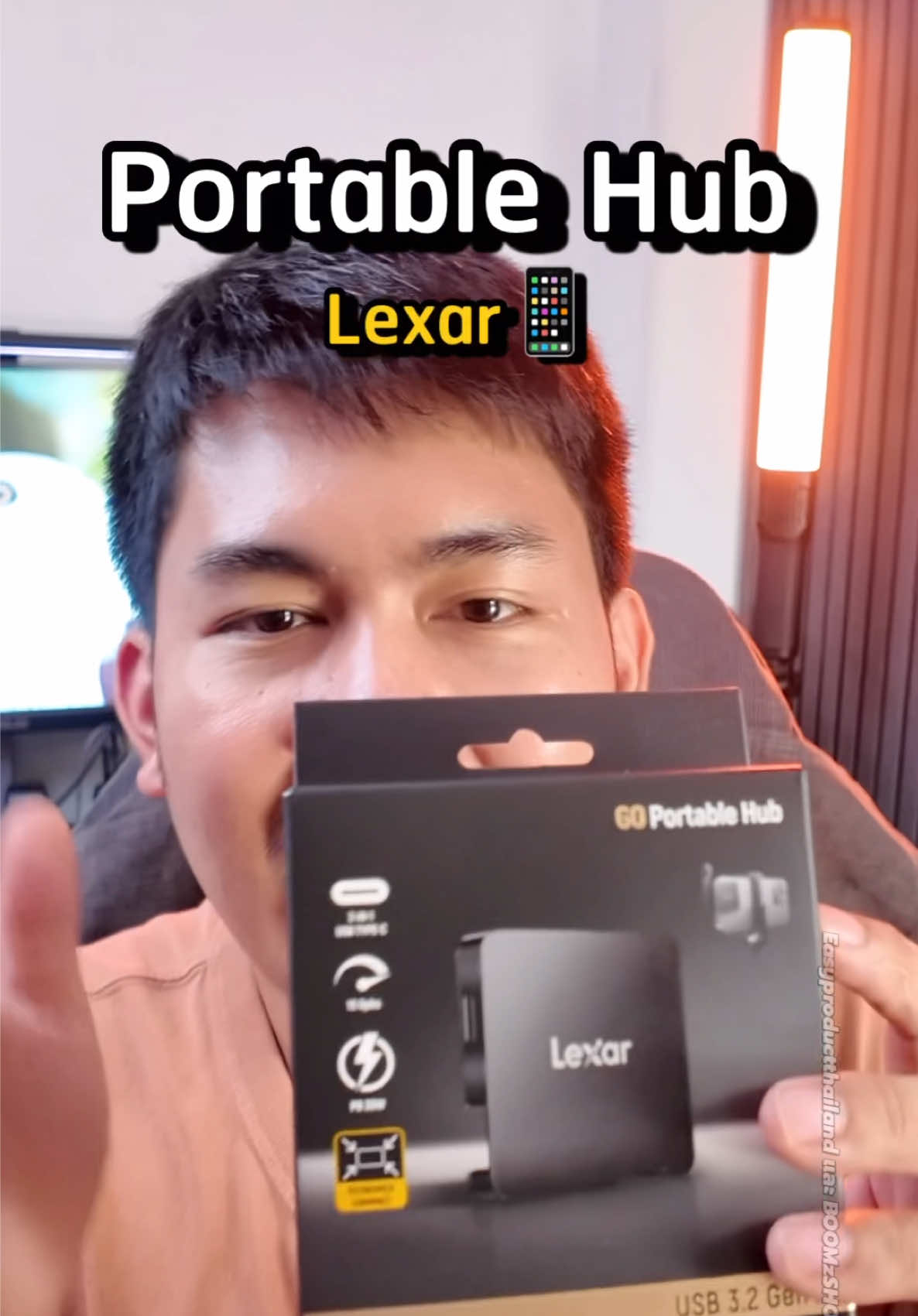 ไลฟ์สดไม่ต้องกลัวแบตมือถือหมด ด้วย HUB ต่อไมค์และชาร์จไฟ ในตัวเดียว  #protablehub #lexar #ไลฟ์สด #ไลฟ์นี้ที่tiktok #iphone #android #แม่ค้าออนไลน์ #พ่อค้าออนไลน์ #easyproductthailand 