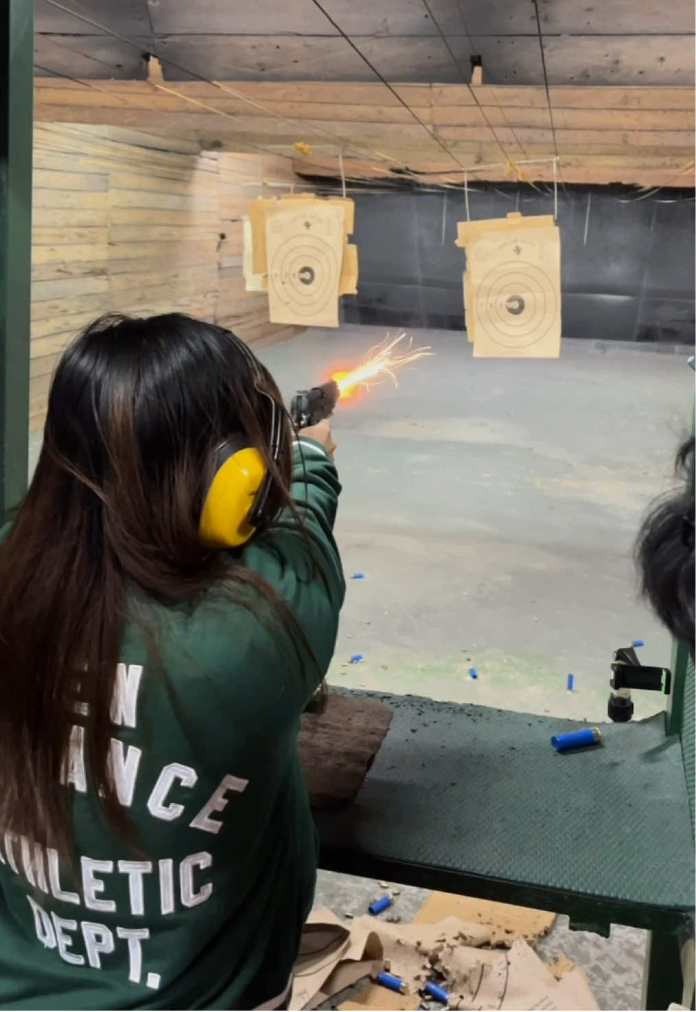 one of my bucket list unlocked!! 🔓✅🔫❤️‍🔥 #firing #firingrange #toughguyshootingrange 