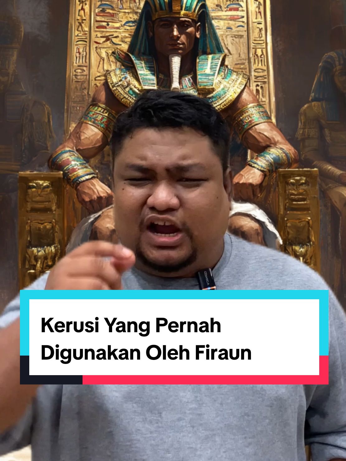 Pernah tertanya-tanya tak bagaimana bentuk kerusi Firaun? #thepatriots #tamadunmesirpurba #kisahfiraun #tamadundunia #sejarahdunua #helmieffendy 