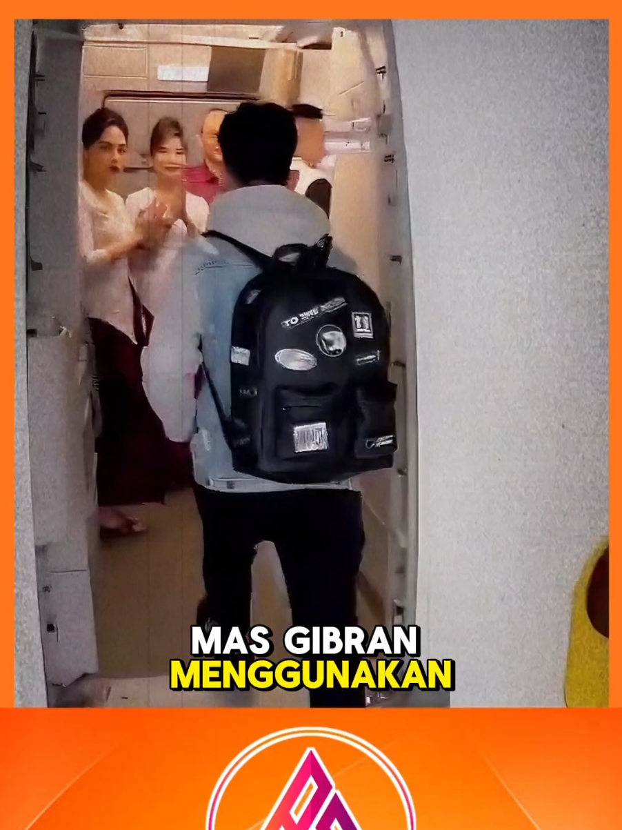 WAPRES GIBRAN BALIK DARI SEMARANG MENGGUNAKAN PESAWAT EKONOMI #videoviral #gibran #fyp 