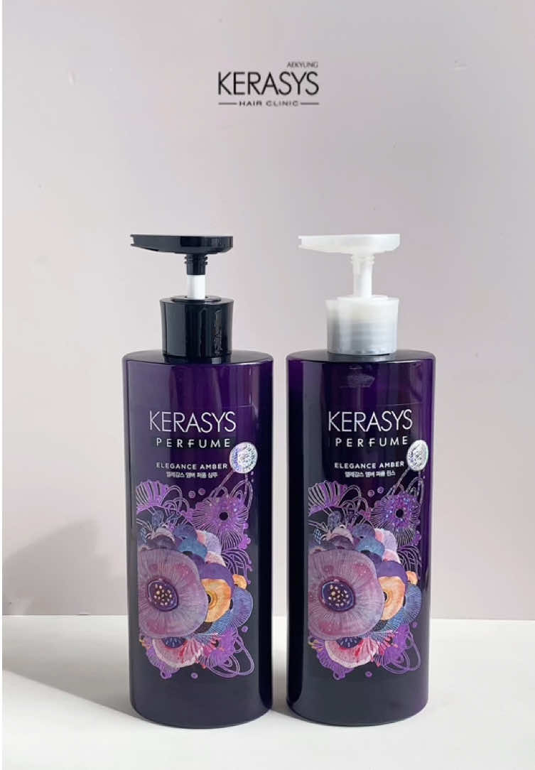 Dầu gội hương nước hoa giúp suôn mượt và chắc khoẻ tócc 💜 #kerasys #shampoo #conditioner #review #xh #ugc #fypシ #viralvideo #foryou #hair #haircare #haircareroutine 