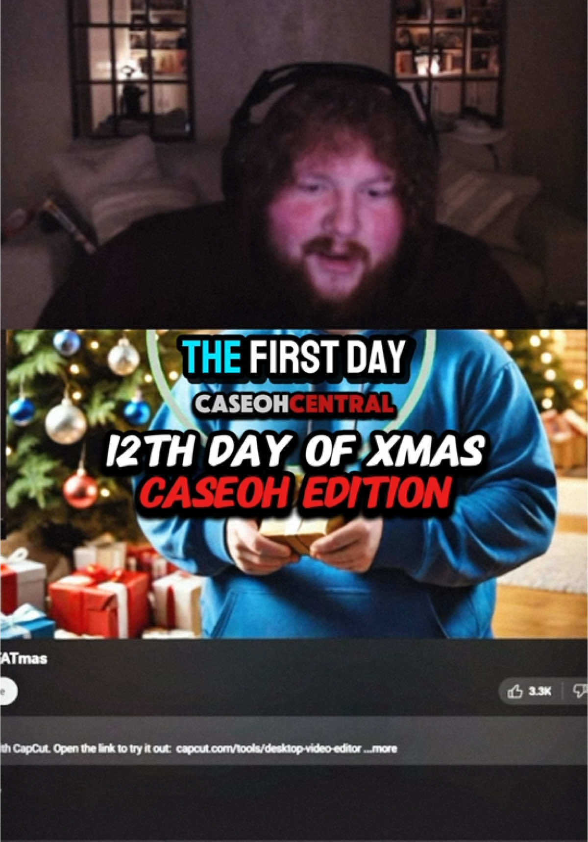 bro this is too funny 😭😭😭😭 | CaseOh’s AI Sings 12th Day of Christmas |  #caseoh #christmas #caseohclips #caseohfunnymoments #ai