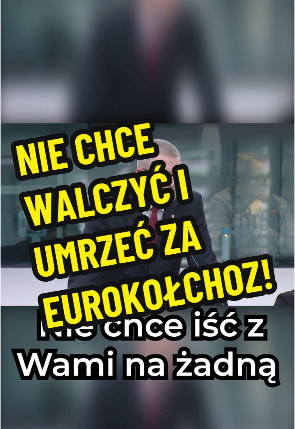 Nie chce iść z Wami na żadną wojnę, panie i panowie. Nie chce walczyć i umrzeć za eurokołchoz. Tak mi dopomóż Bóg. #Braun #unioneuropea🇪🇺 #grzegorzbraun #eurokolchoz #news 