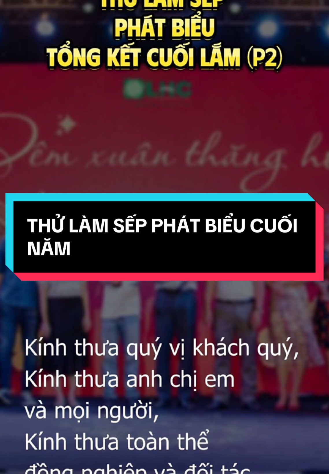 THỬ LÀM SẾP PHÁT BIỂU CUỐI NĂM #hocmc #hocphatbieu #mc #daotaohocvien 