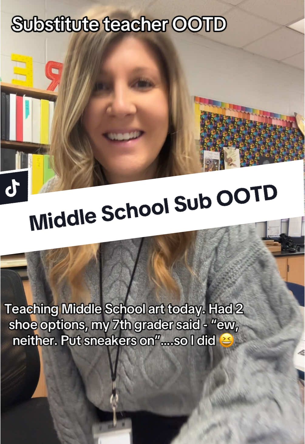 OOTD as a Middle School Art substitute 🎨 #ootdteacheredition #substituteteacher #teacherootd #momsover40 #perimenopausalmoms #middleschool #girlmom #fyppppppppppppppppppppppp 
